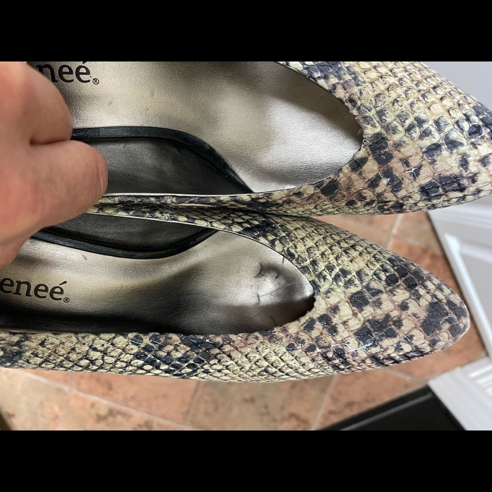 J.Renee’ python type heels 8.5 pumps python heels - Picture 5 of 5